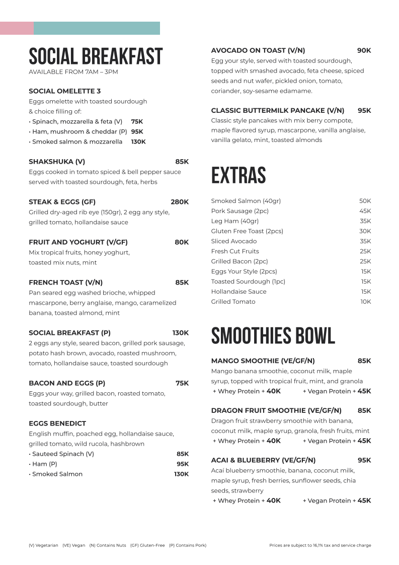 Simply Social Menu 2