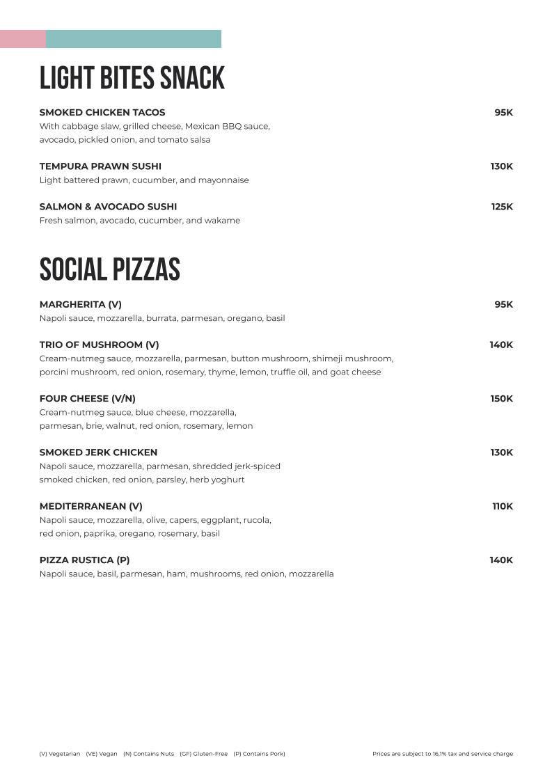Simply Social Menu 6