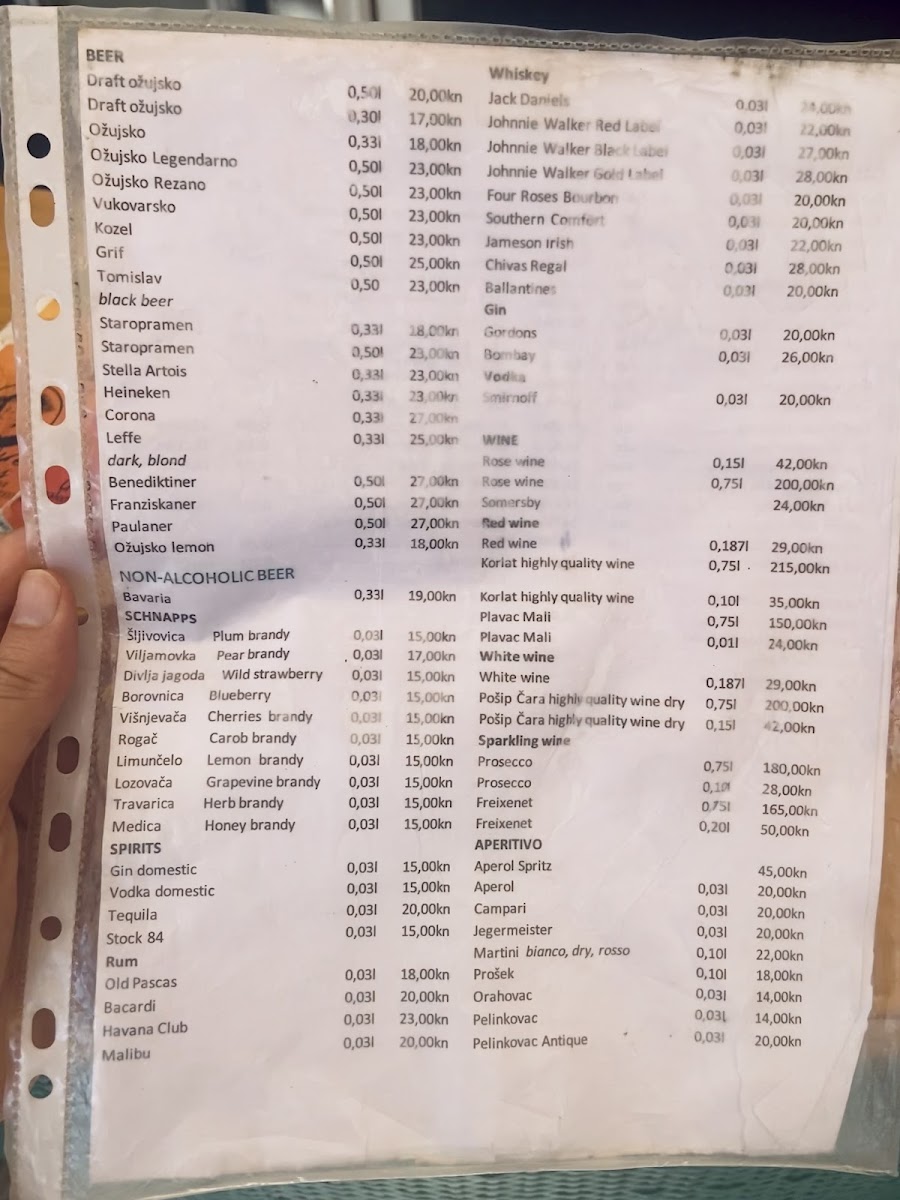 Café Ovčice Menu 2