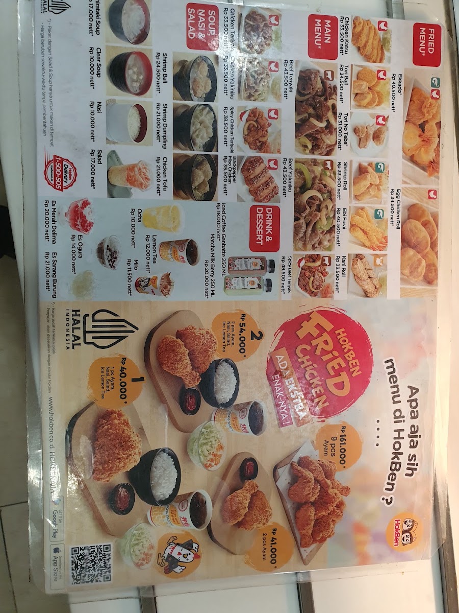 HokBen Sabang Menu 8