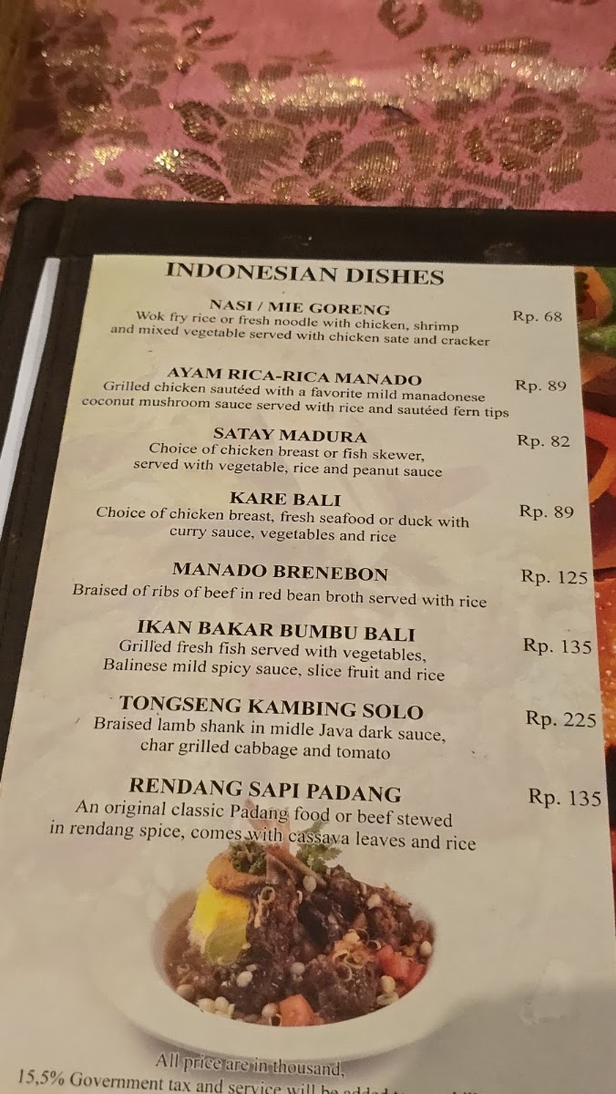 Ibu Rai Restaurant Menu 3