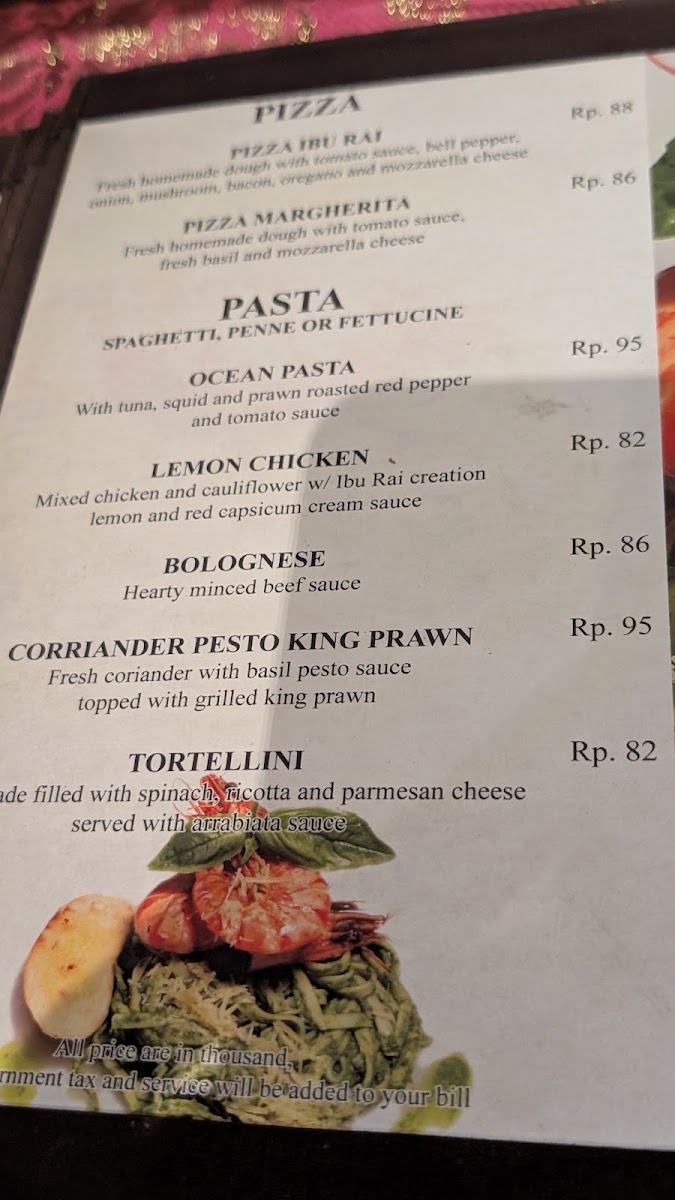 Ibu Rai Restaurant Menu 4
