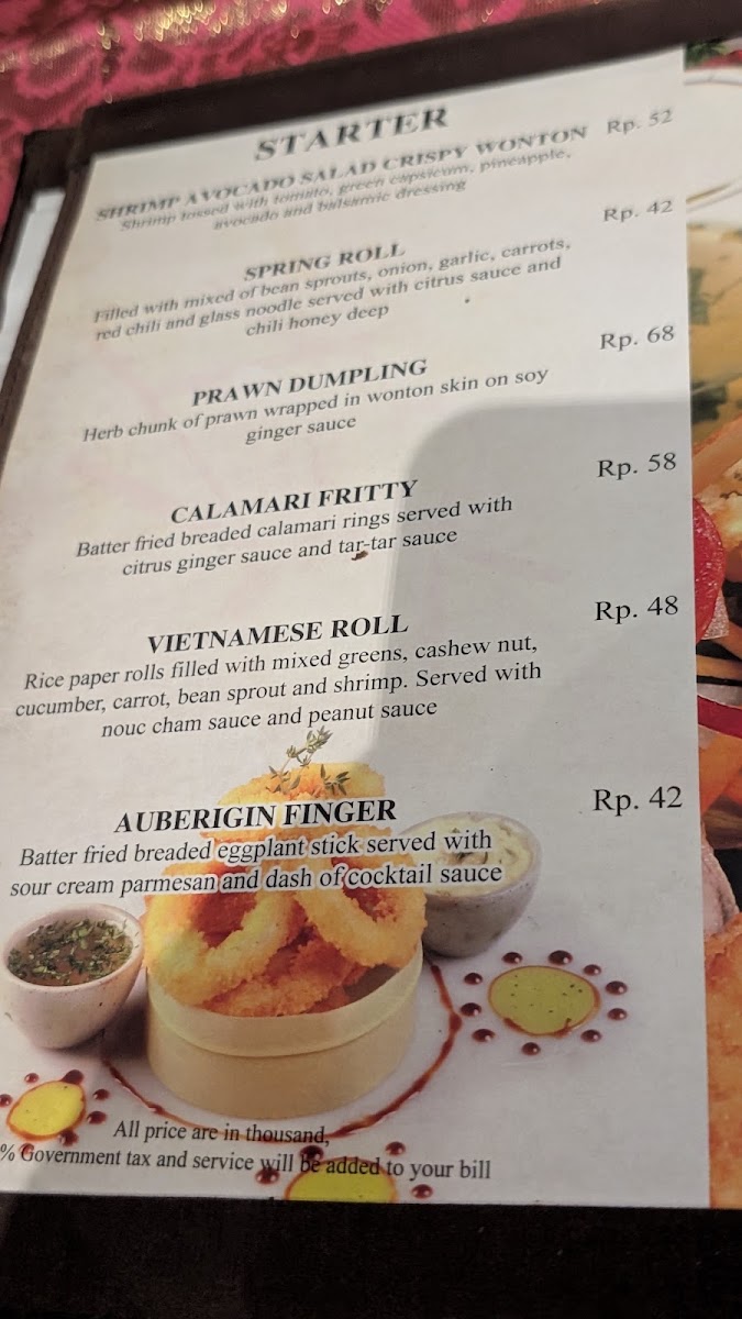 Ibu Rai Restaurant Menu 8