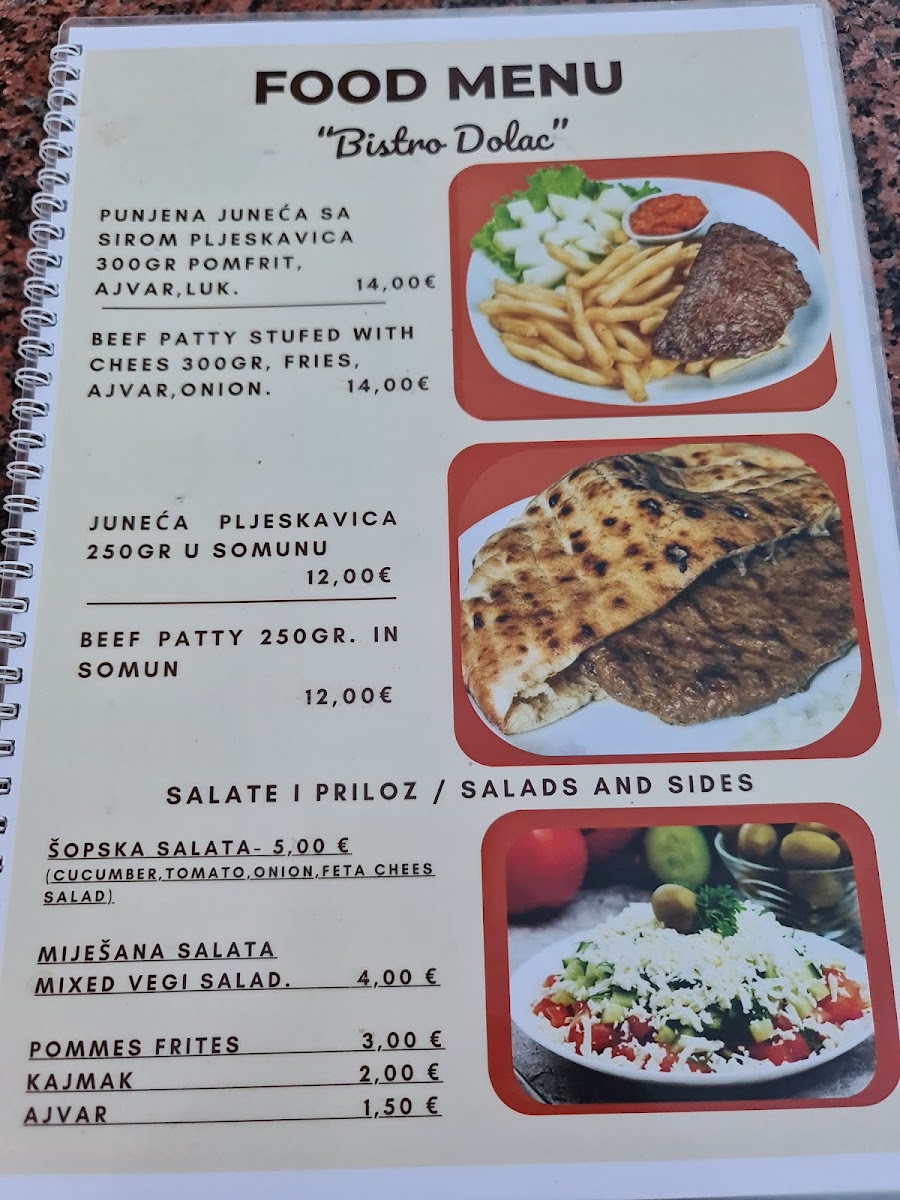 Bistro Dolac Menu 5