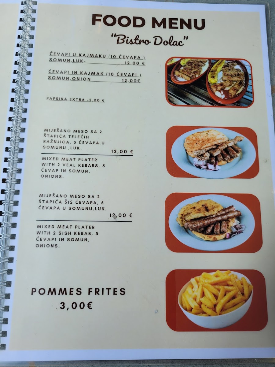 Bistro Dolac Menu 6