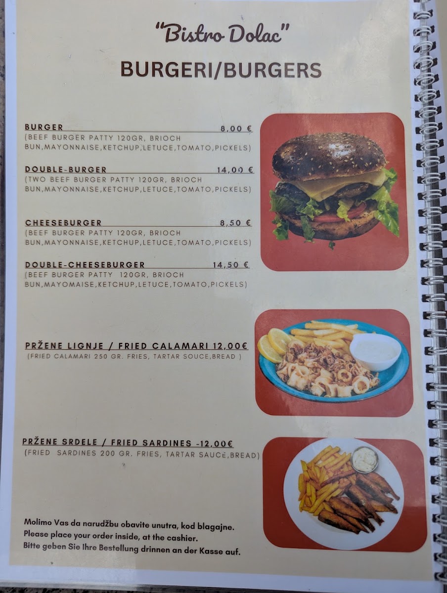 Bistro Dolac Menu 7