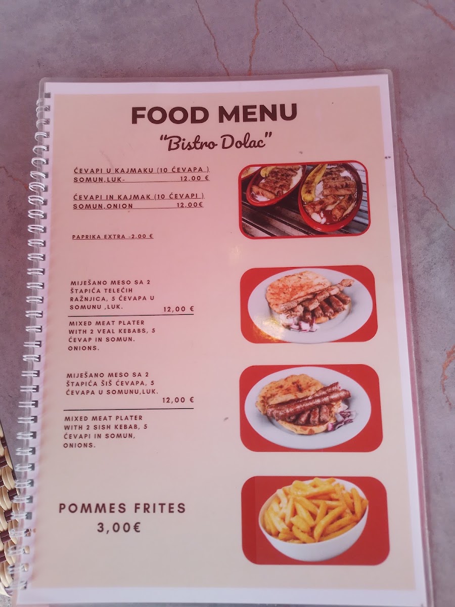 Bistro Dolac Menu 9