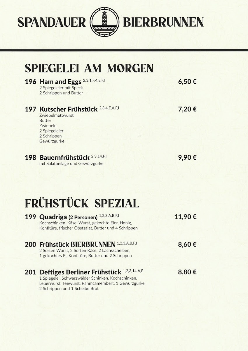 Spandauer Bierbrunnen Menu 6