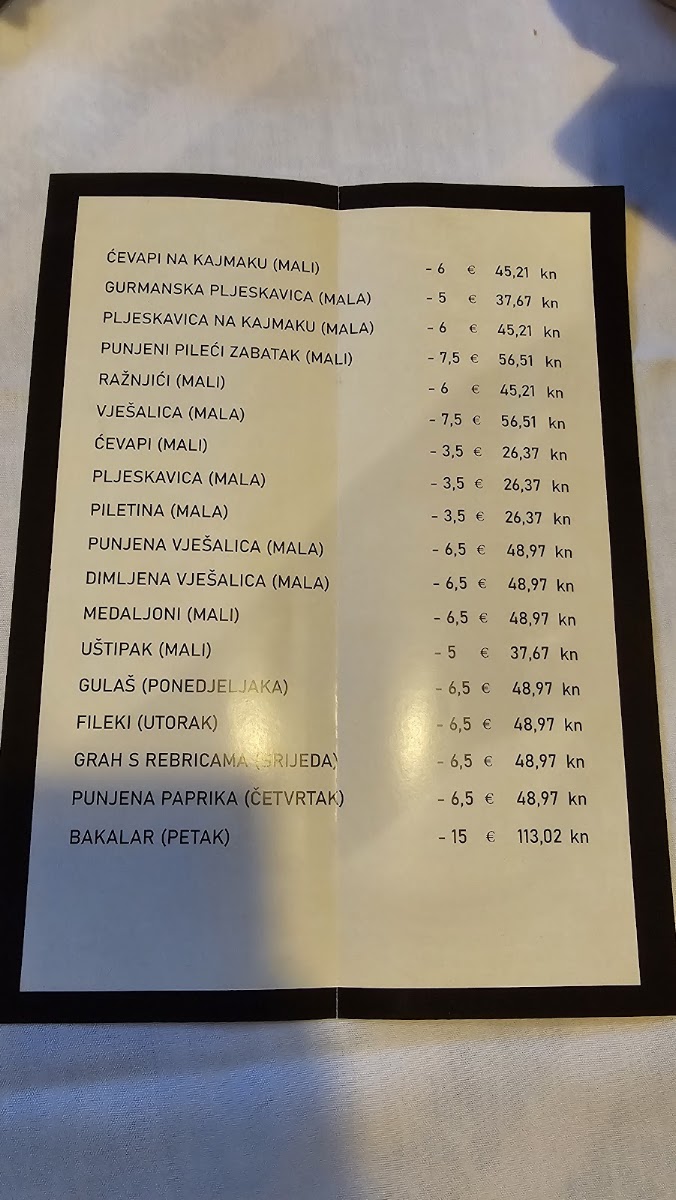 Bistro MZ Menu 7