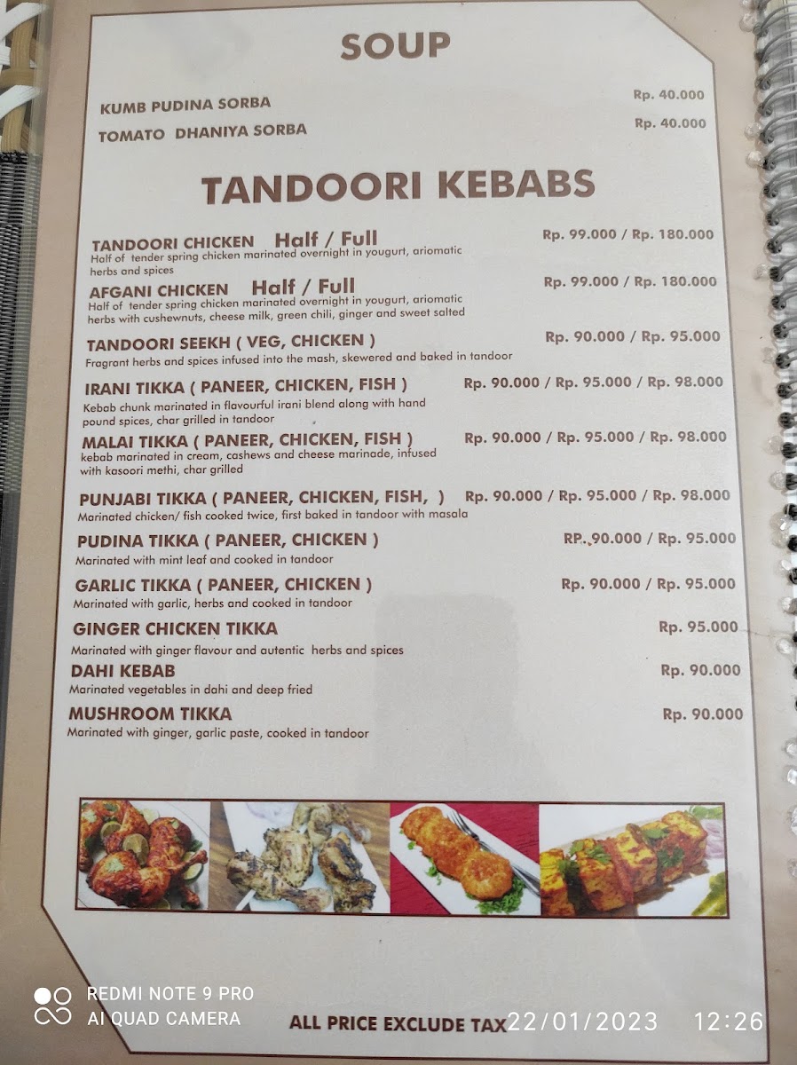 Punjabi Tadka Bali Menu 4