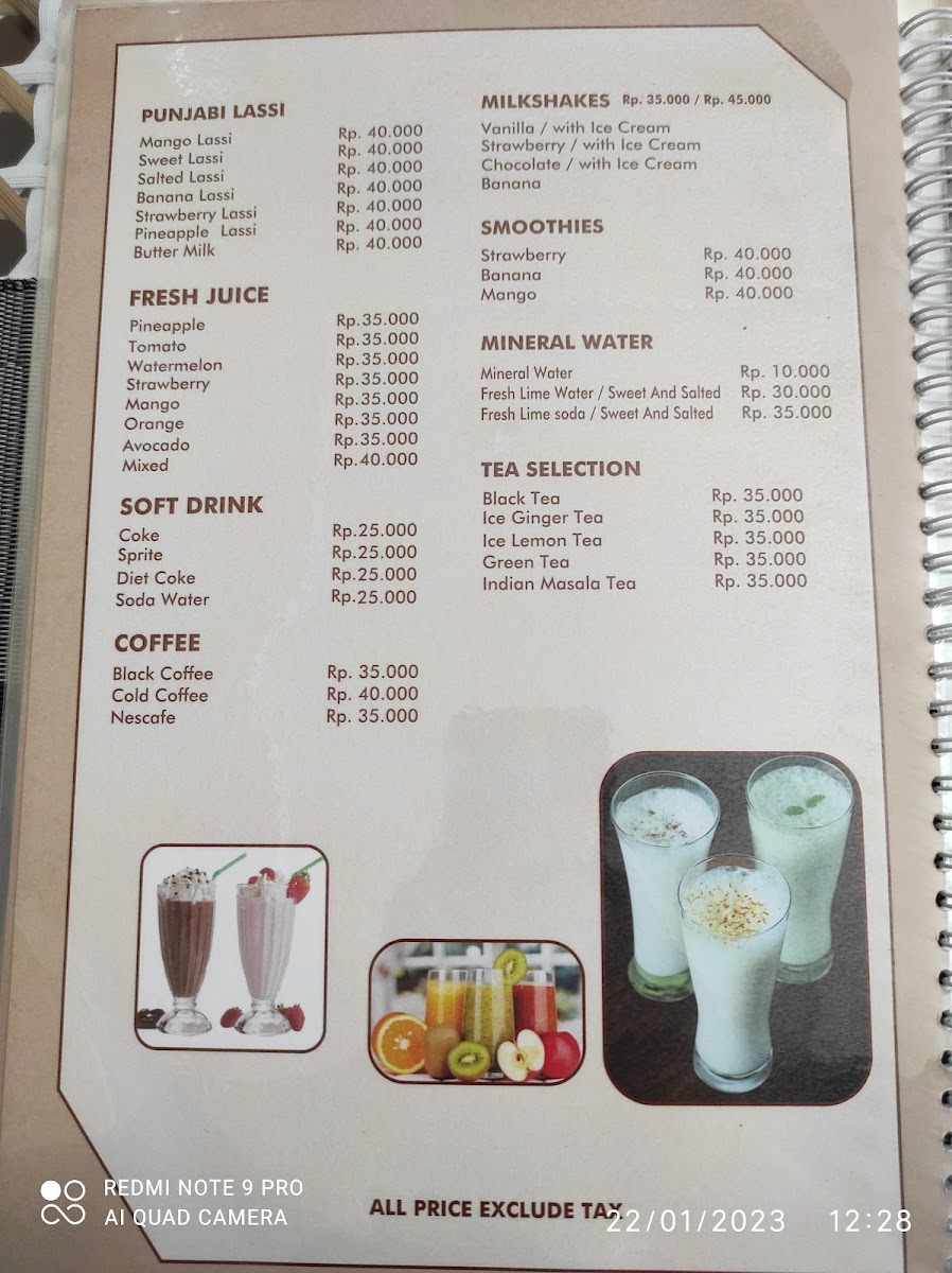 Punjabi Tadka Bali Menu 7