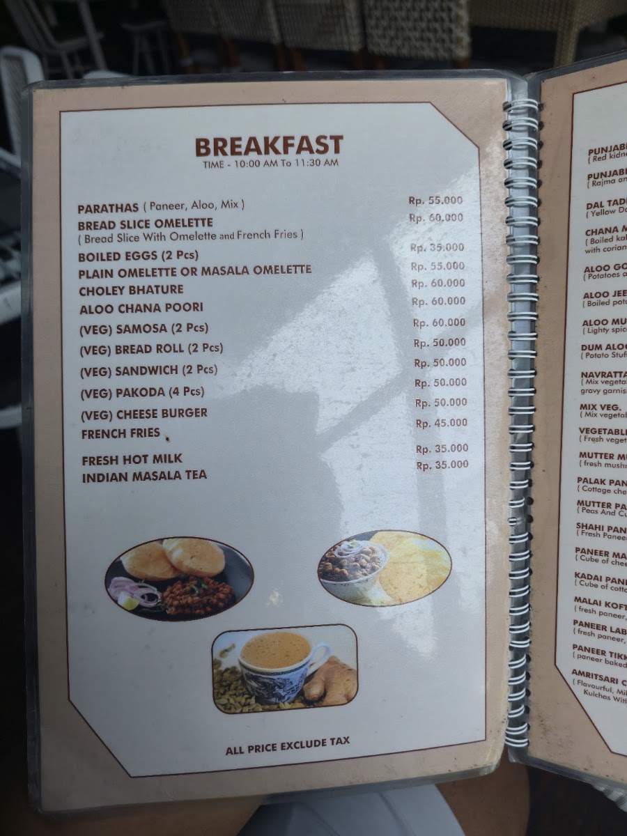 Punjabi Tadka Bali Menu 9