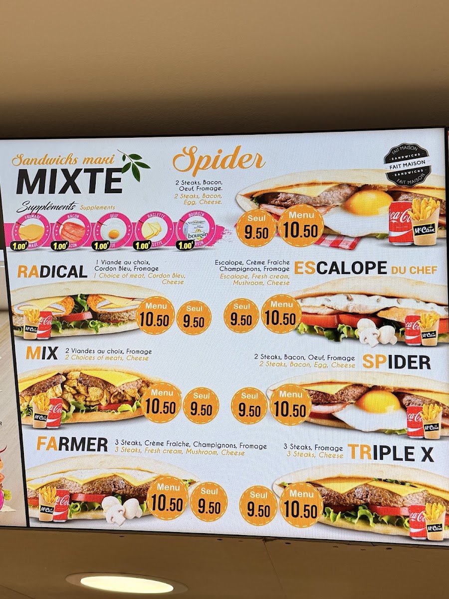 L'Orient Fast Menu 2