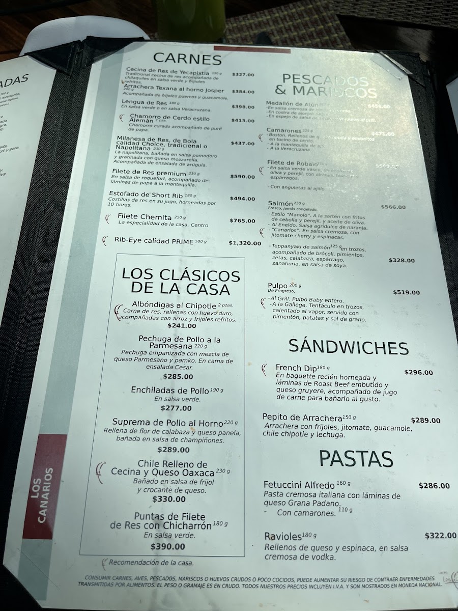 Los Canarios Santa Fe Menu 6