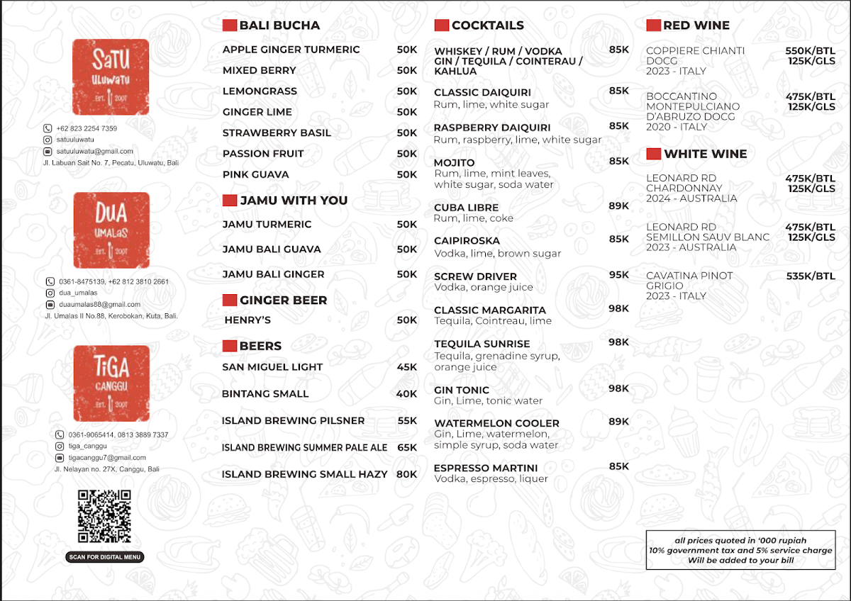 Dua Umalas Menu 4