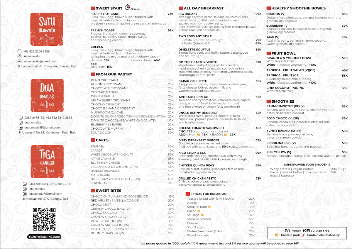 Dua Umalas Menu 5