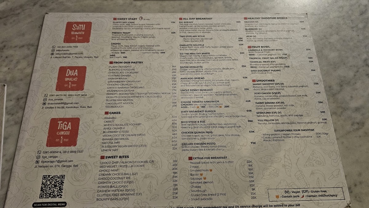 Dua Umalas Menu 7