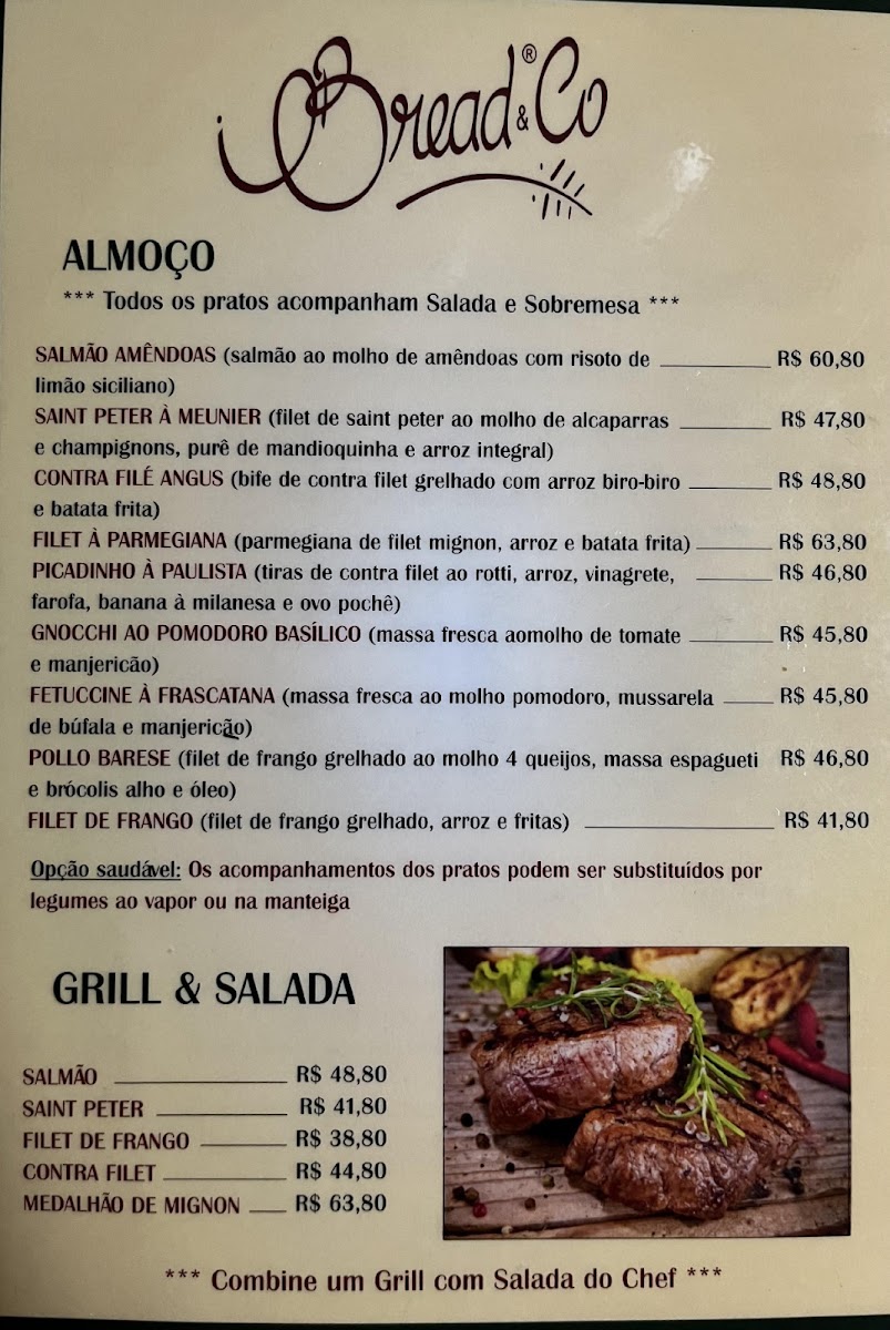Bread & Company Vila Nova Conceição Menu 8
