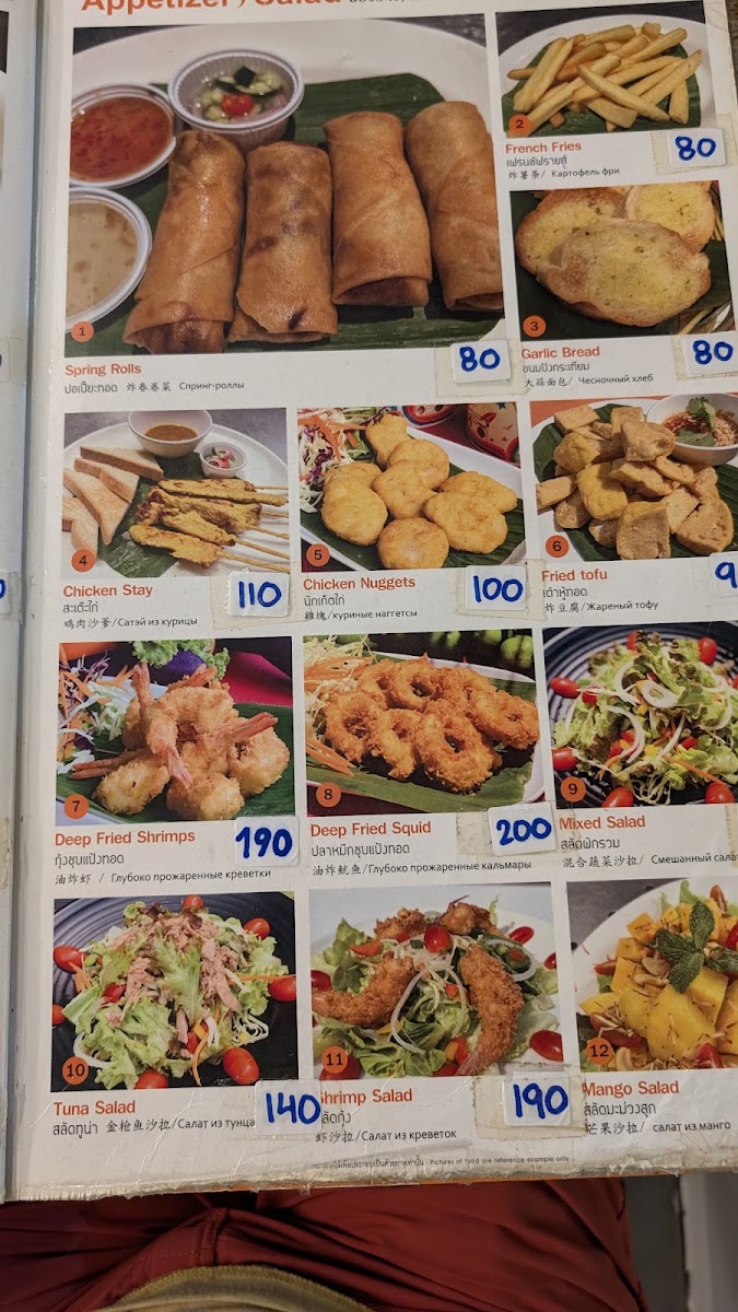 89 Thai Food and Seafood Menu 3