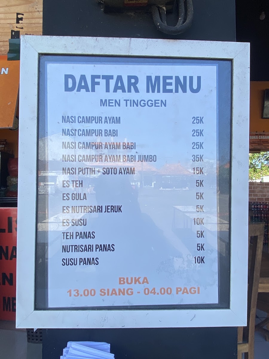 Men Tinggen Nasi Bali Menu 5