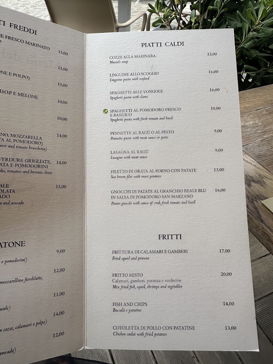 Ristorante La Perla Menu 4