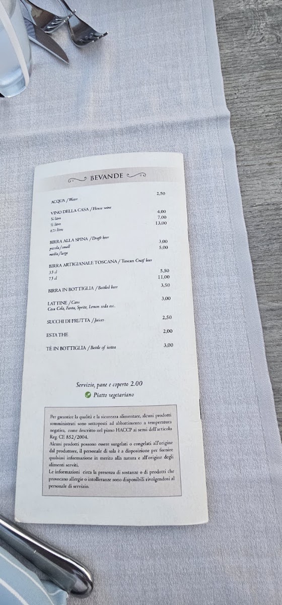 Ristorante La Perla Menu 5
