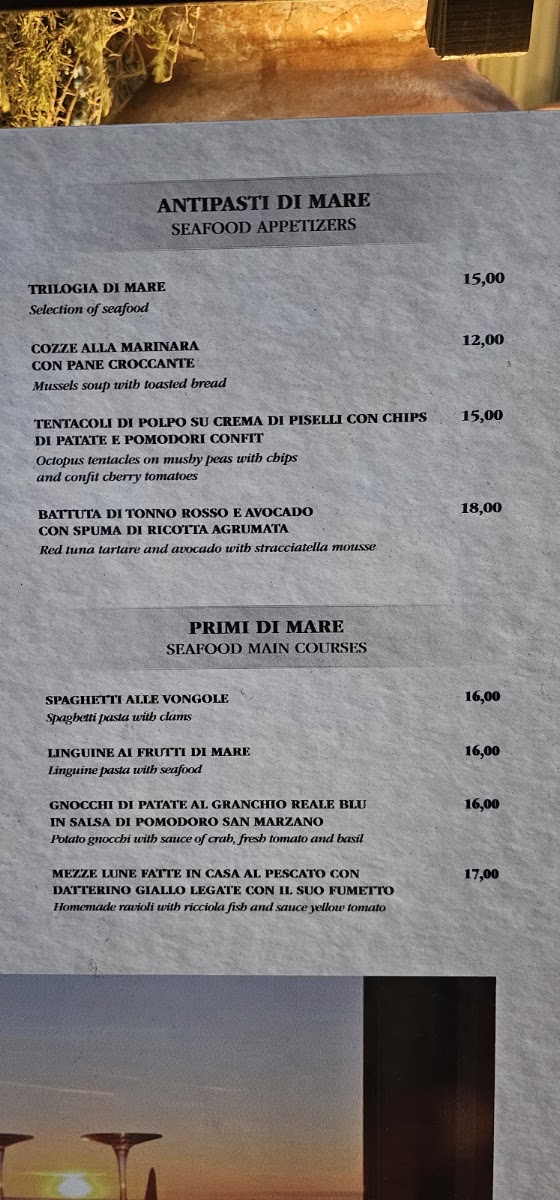 Ristorante La Perla Menu 6