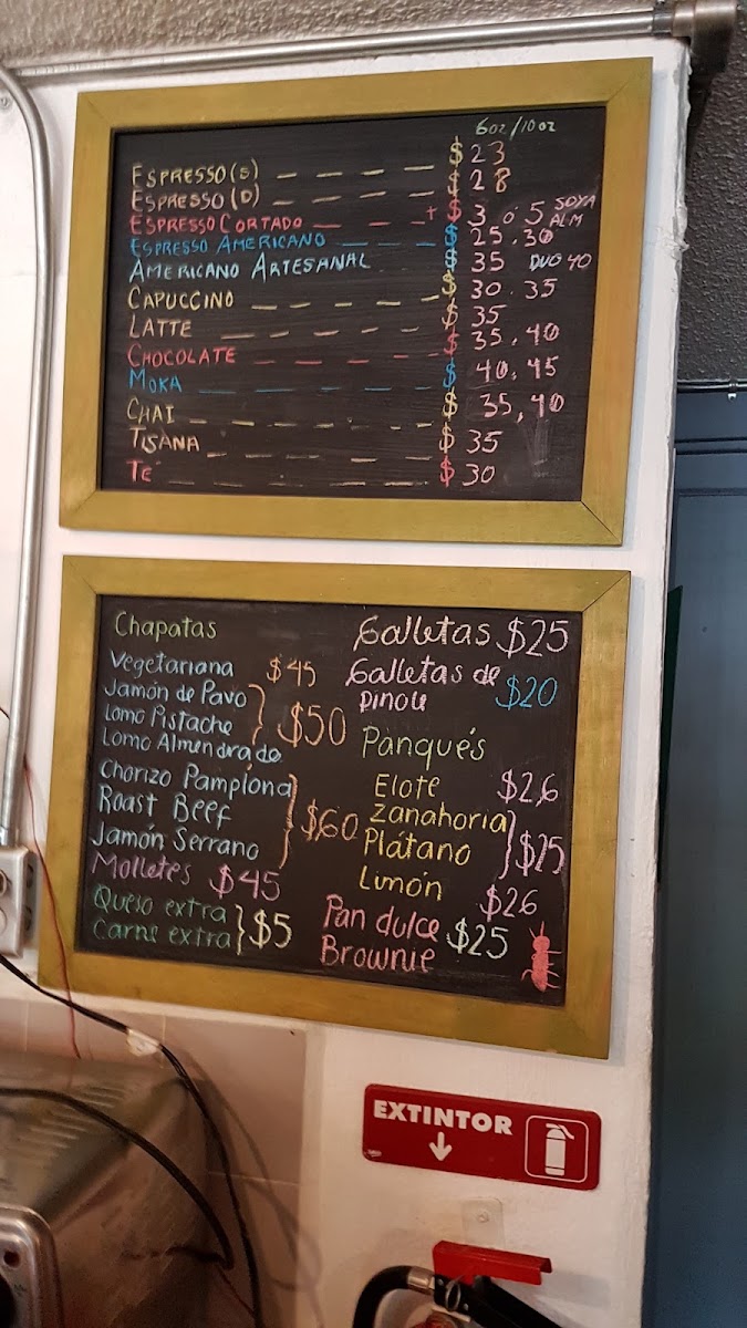 Marabunta Menu 1