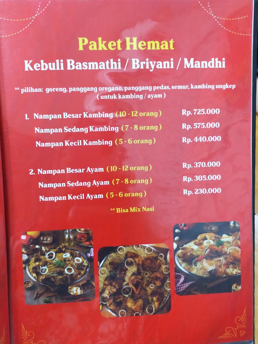 Pondok Nasi Kebuli Ibu Hanna Menu 10