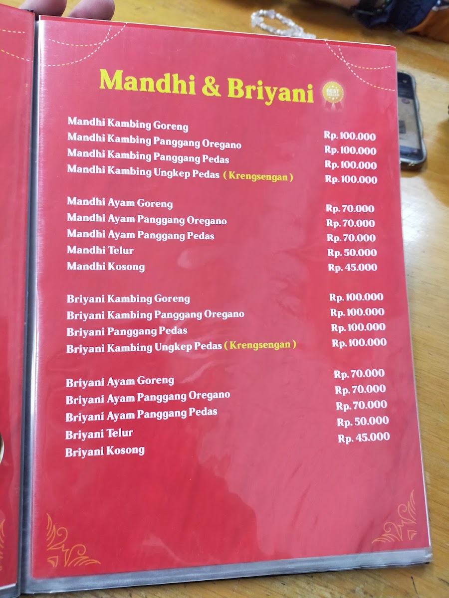 Pondok Nasi Kebuli Ibu Hanna Menu 5