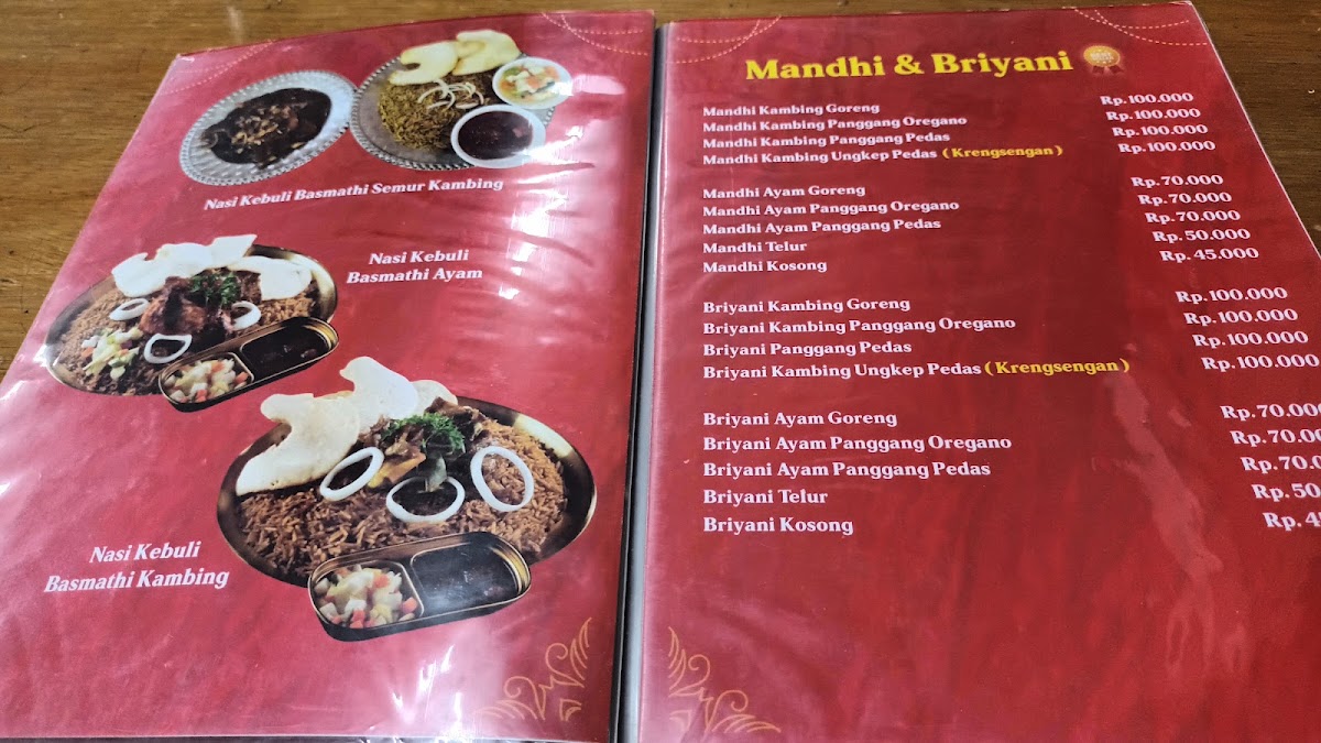Pondok Nasi Kebuli Ibu Hanna Menu 9
