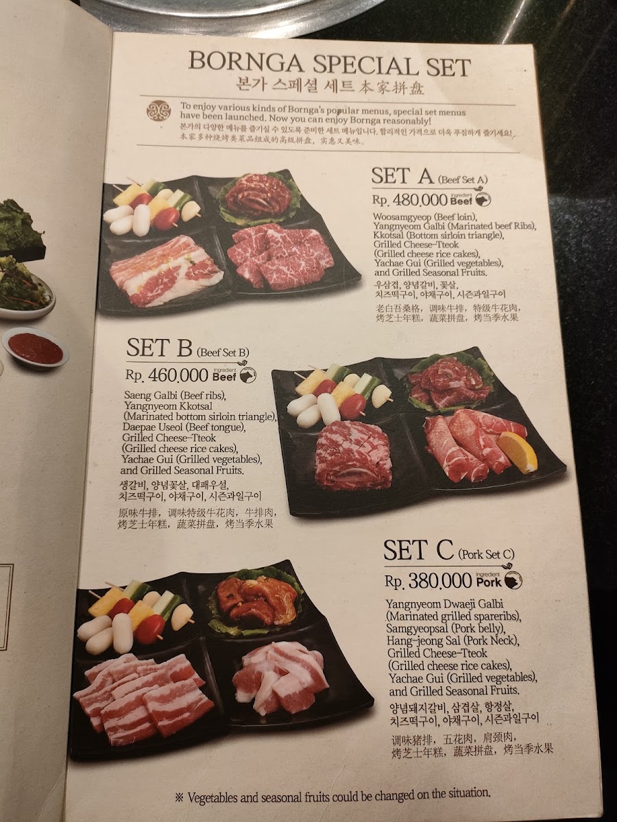 Bornga Central Park 2 Menu 5