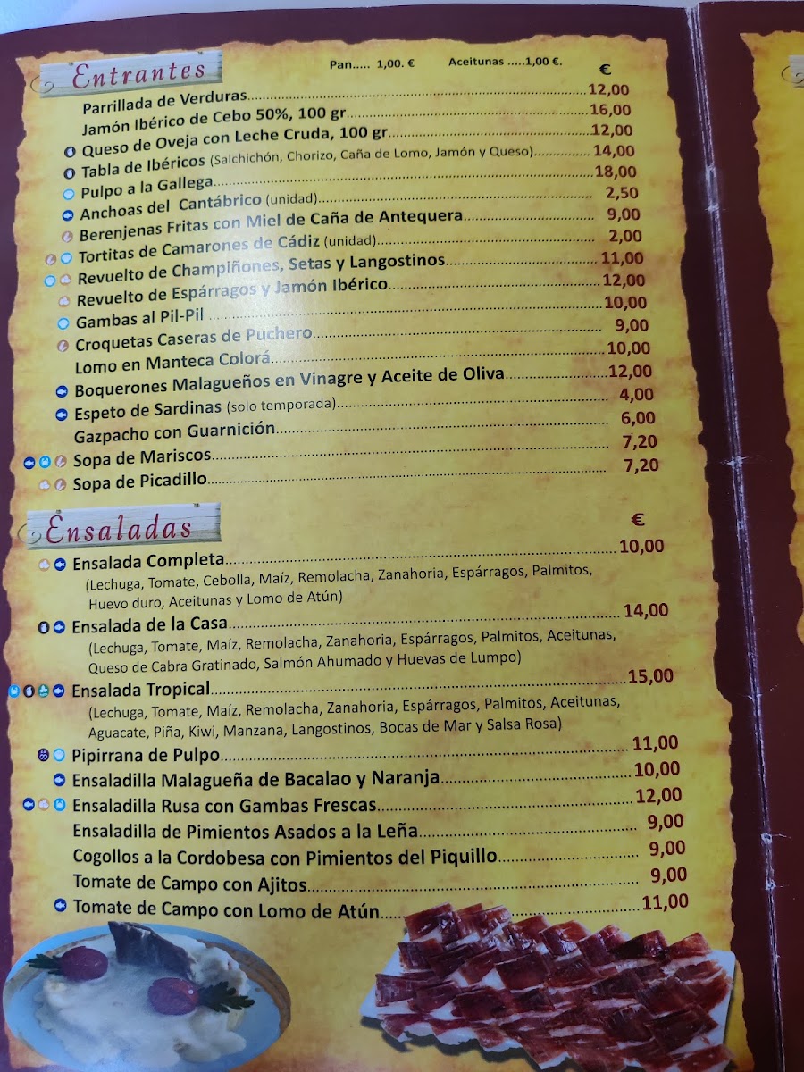 Restaurante El Balate Menu 2