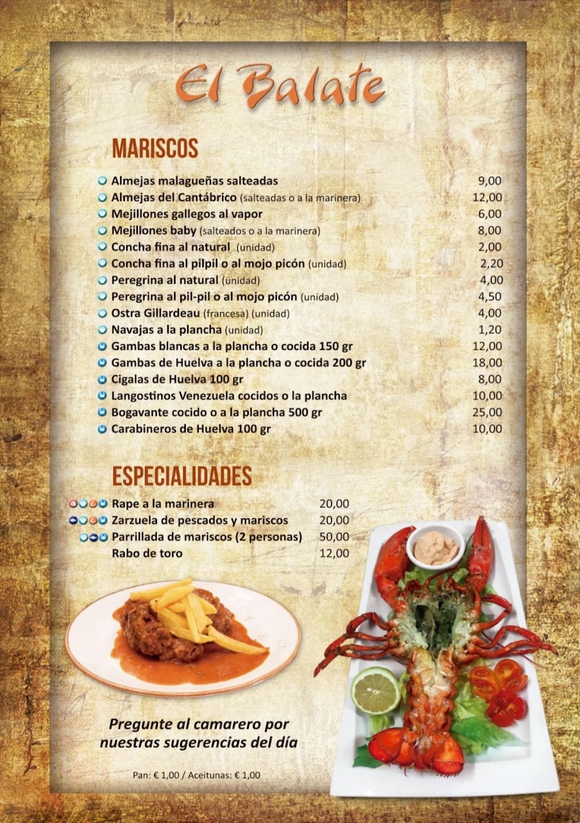 Restaurante El Balate Menu 8