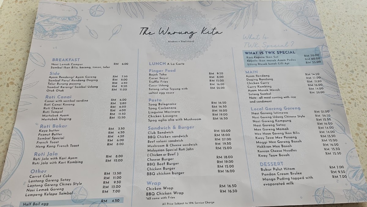The Warung Kita Menu 4