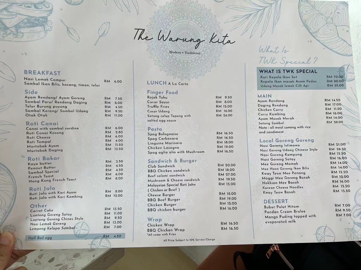 The Warung Kita Menu 5