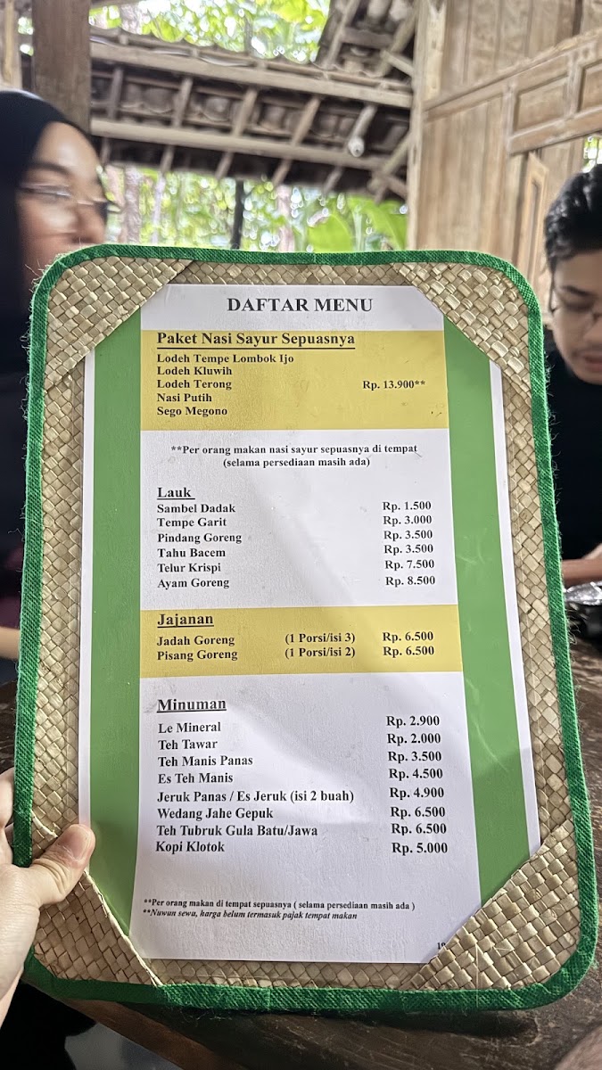 Waroeng Kopi Klotok Menu 5