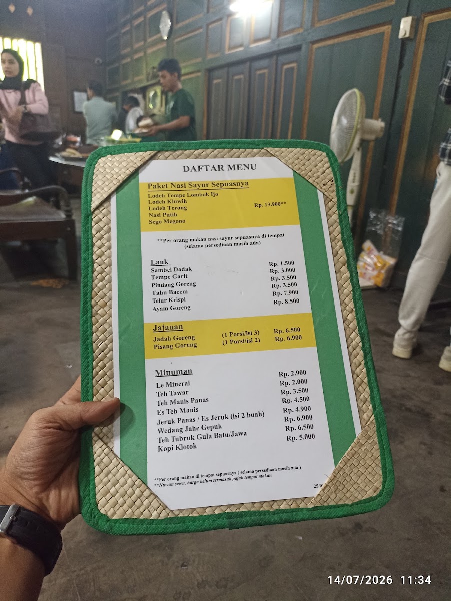 Waroeng Kopi Klotok Menu 6