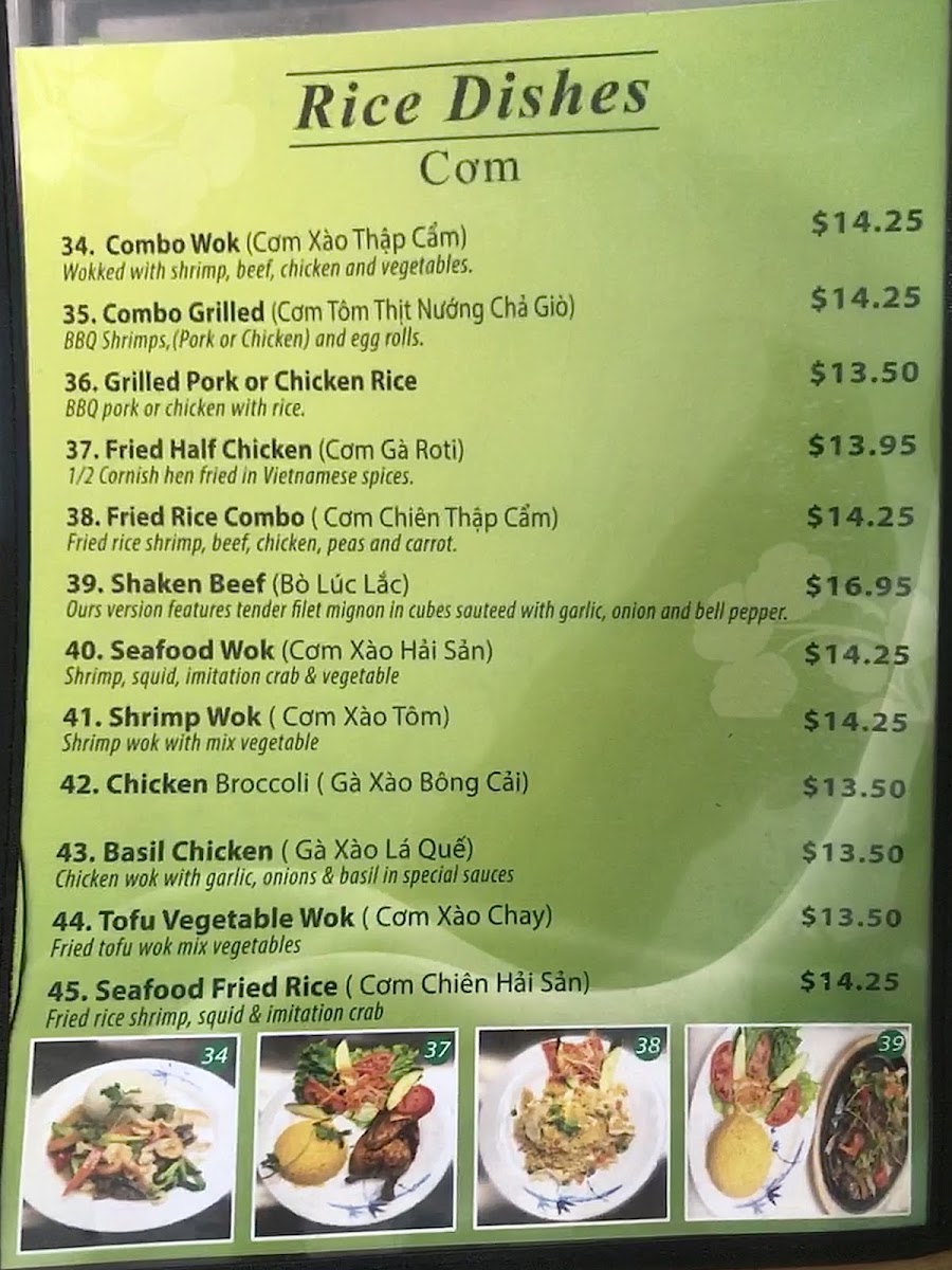 Pho' Neighbors Menu 2