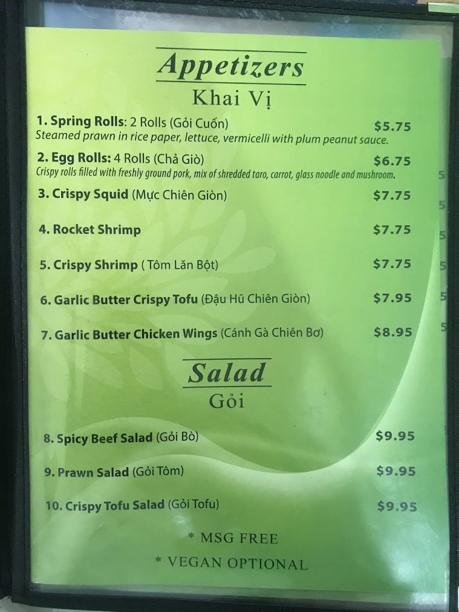 Pho' Neighbors Menu 5