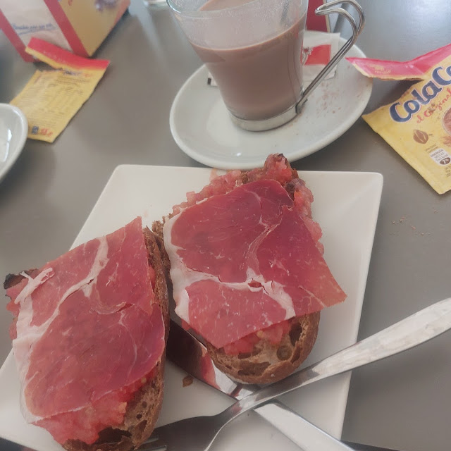 Tostas de Jamón Y Tomate