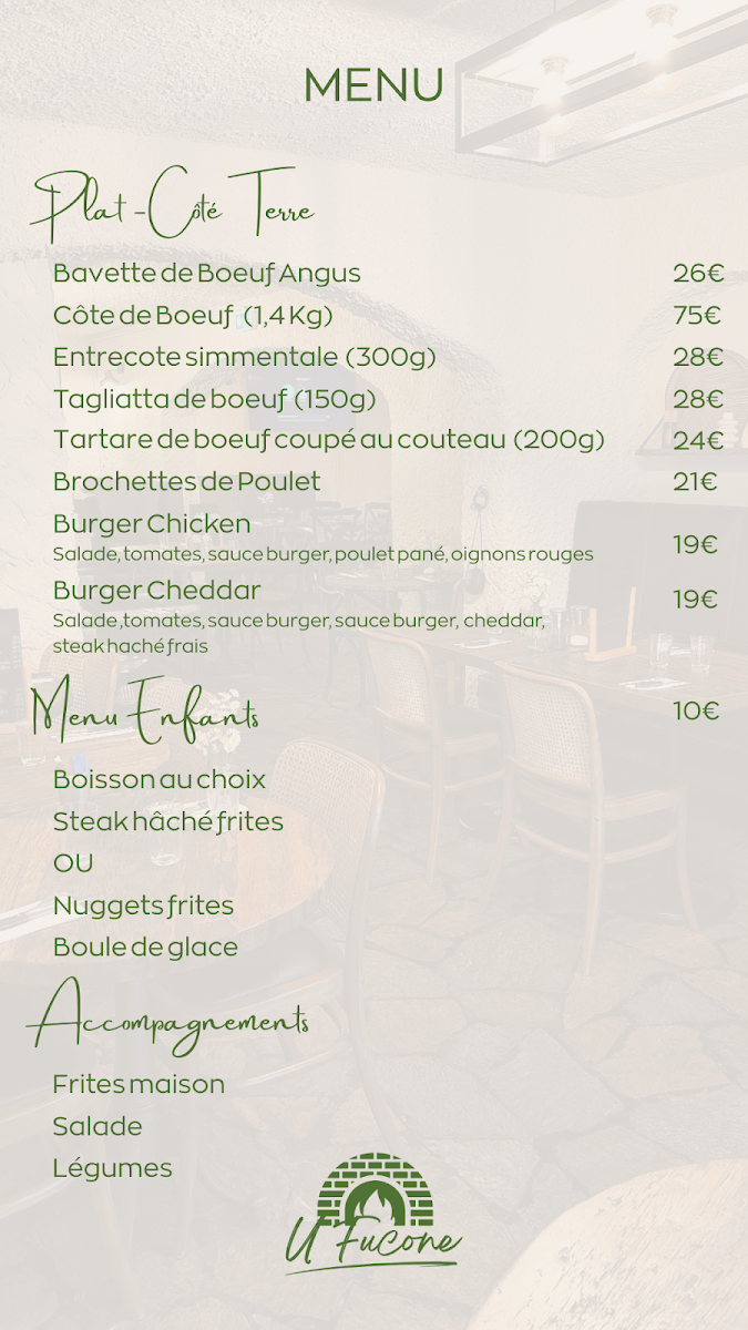 Restaurant U Fucone Menu 1