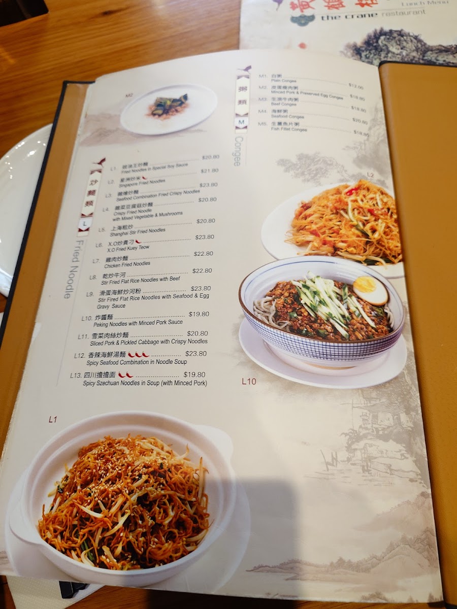 The Crane Restaurant Menu 4
