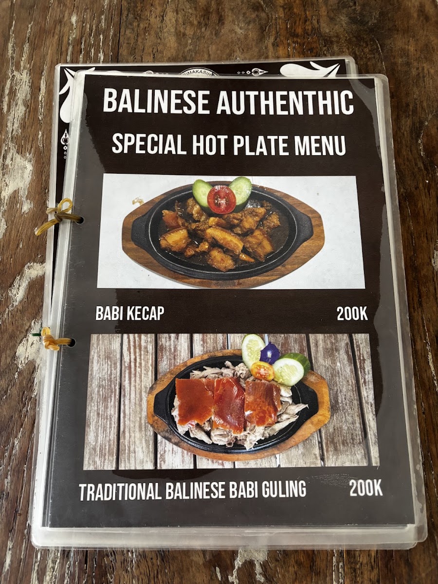 Babi Guling Ibu gendut Menu 3