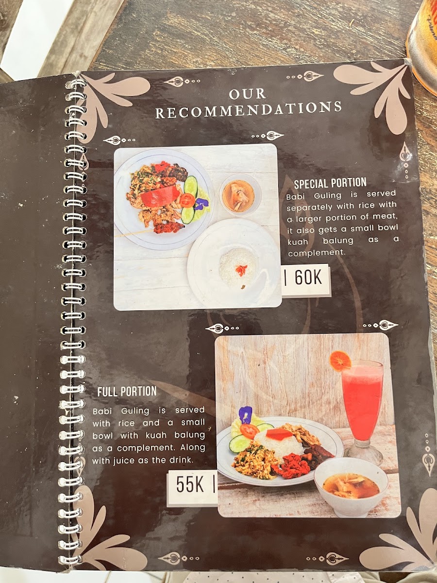 Babi Guling Ibu gendut Menu 7