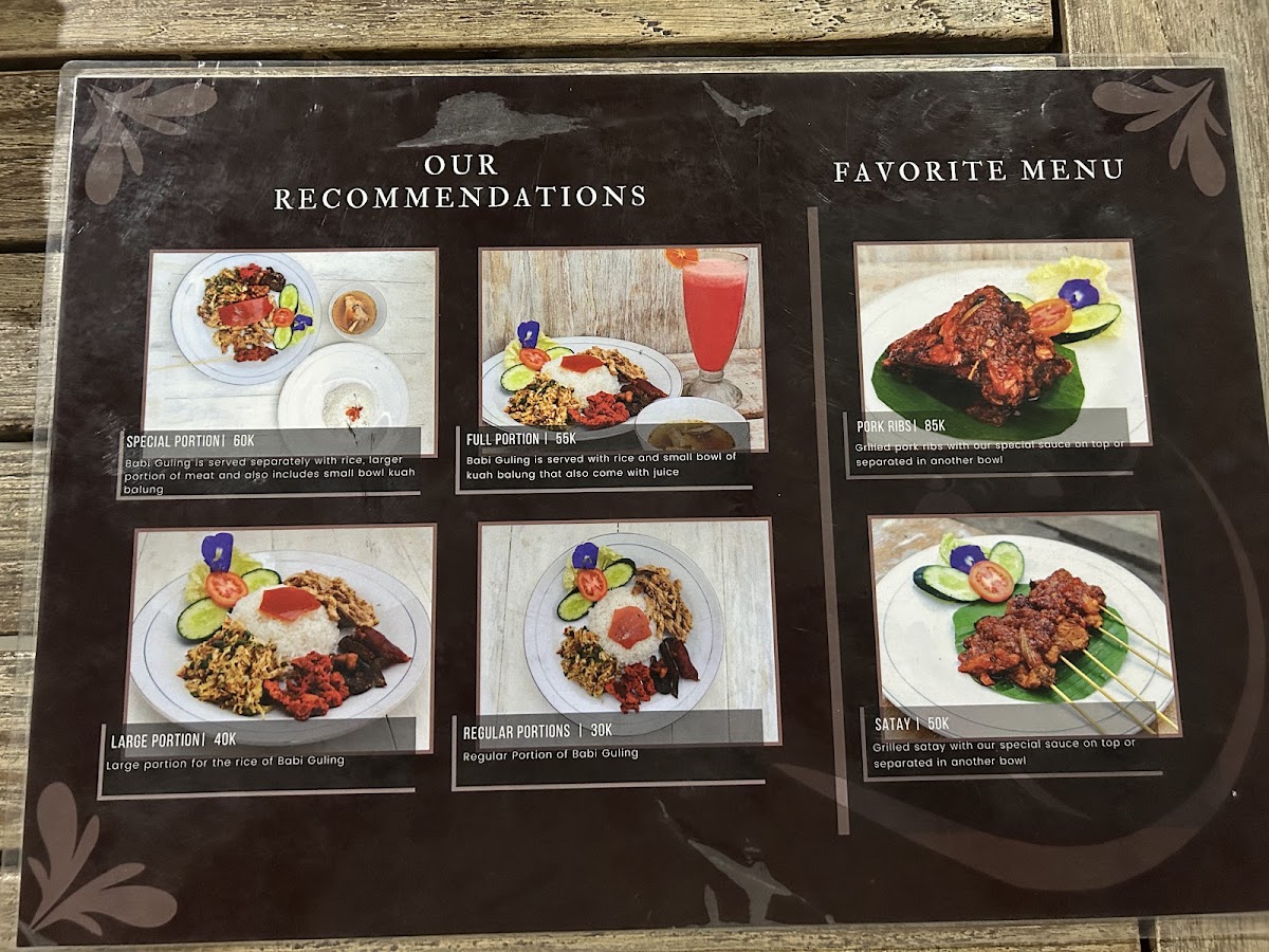 Babi Guling Ibu gendut Menu 8