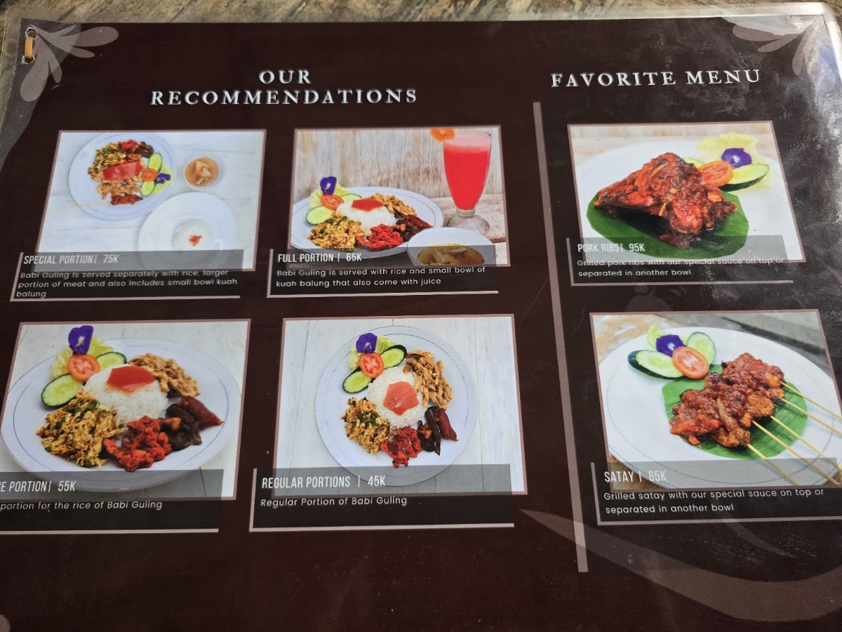 Babi Guling Ibu gendut Menu 9