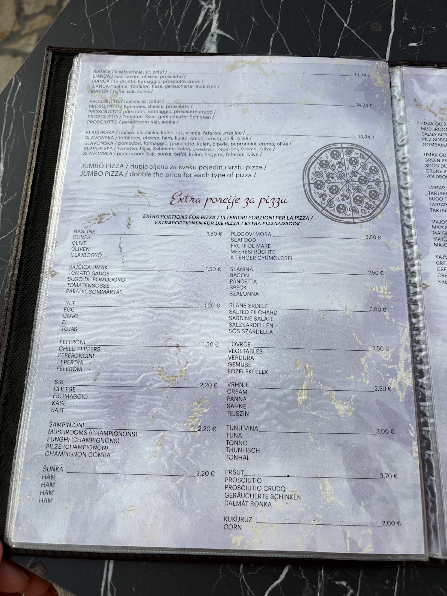 Villa Monica Resturant Menu 6