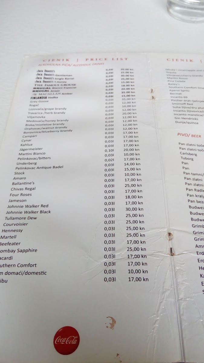 Le Cinema Caffe Menu 5