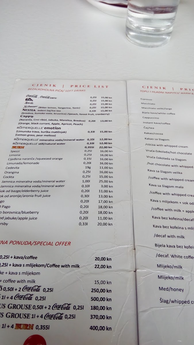 Le Cinema Caffe Menu 6